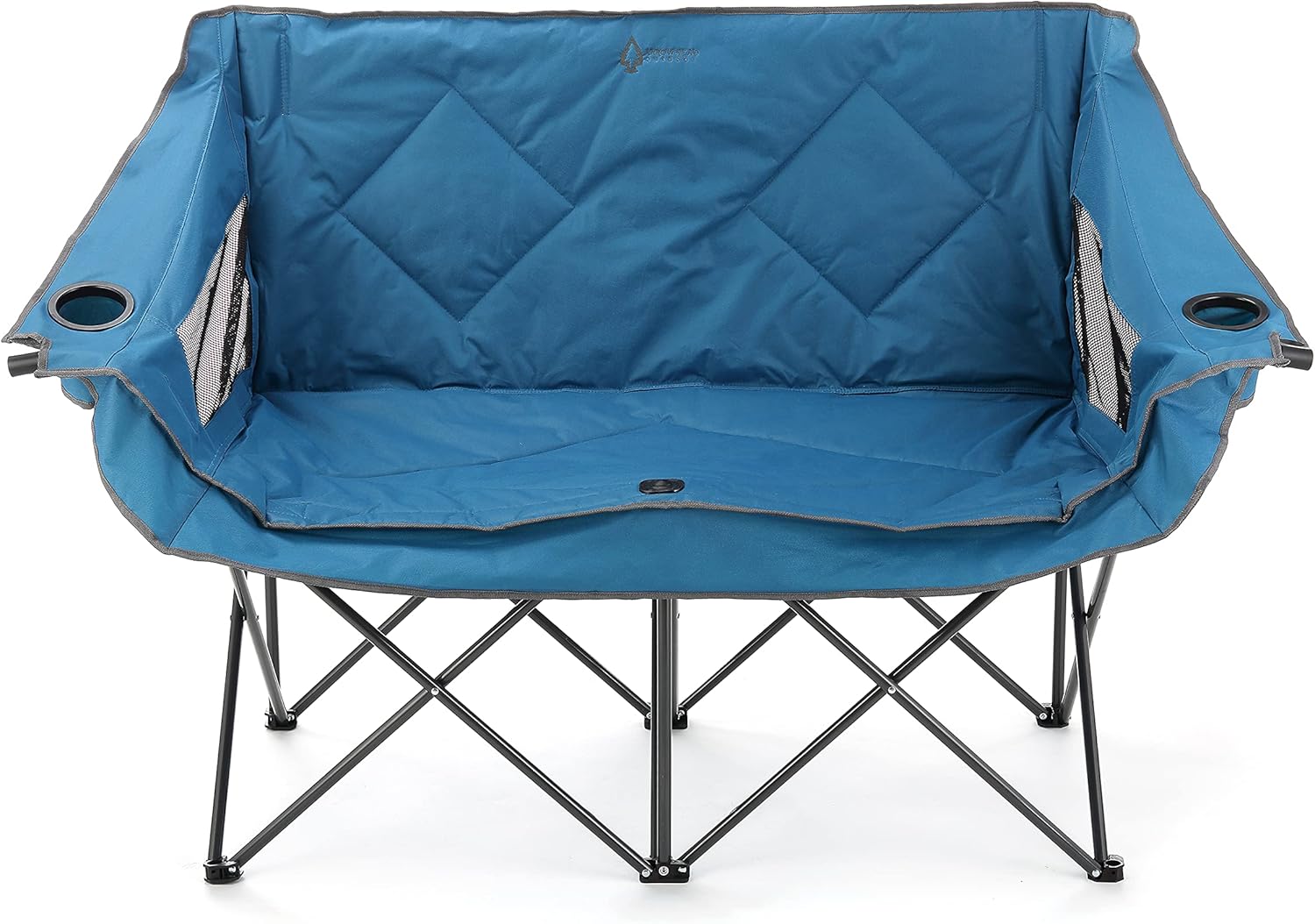 ARROWHEAD OUTDOOR Portable Folding Double Duo Camping Chair Loveseat w/ 2 Cup & Wine Glass Holder, Heavy-Duty Carrying Bag, Padded Seats & Armrests, Supports up to 500lbs, USA-Based Support - Image 15