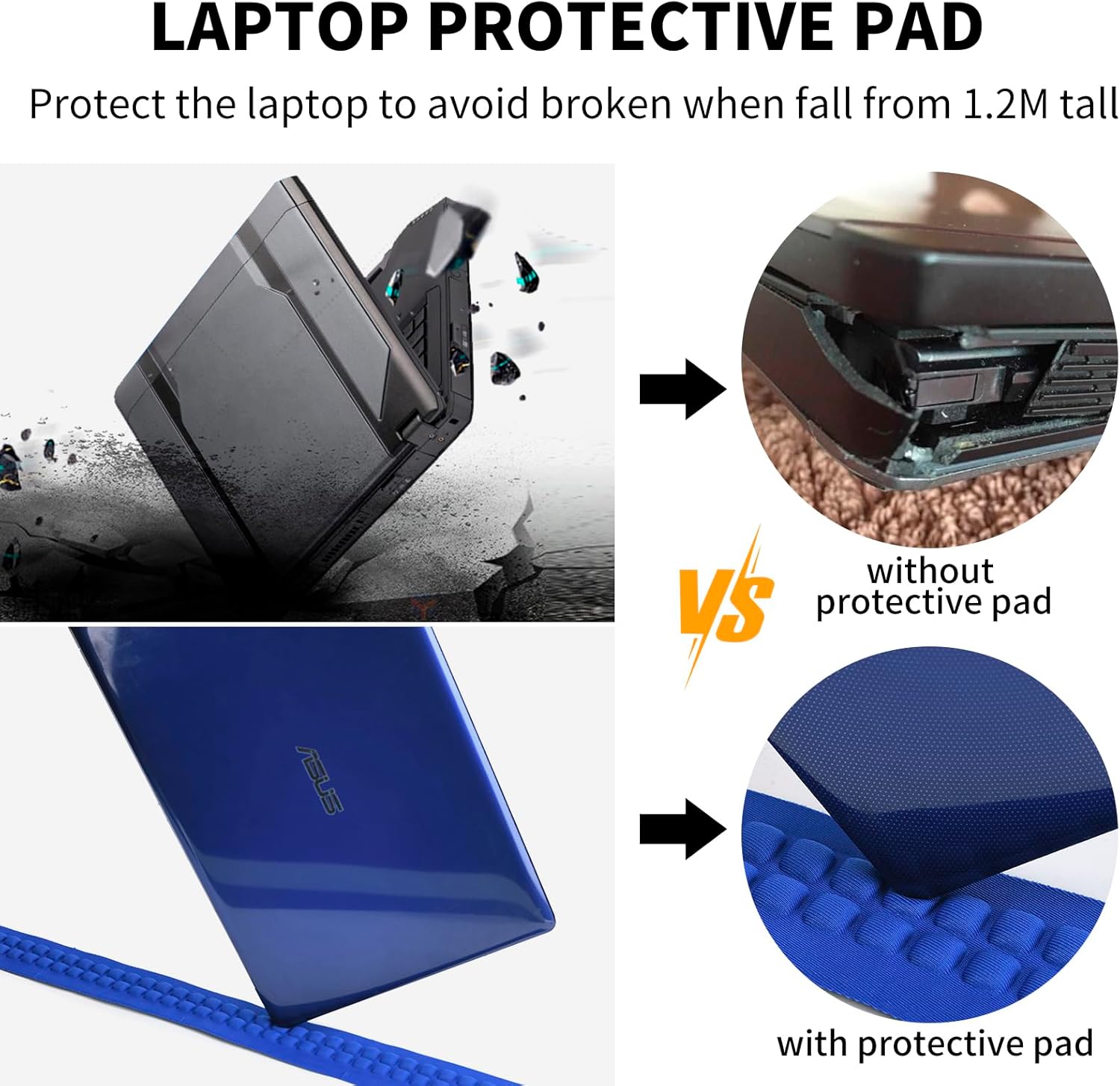 DUSLANG 17 Inch Laptop Backpack for Travel Water Resistant College Backpack for Men/Women Laptop Bag with USB Charging Port,Black - Image 4