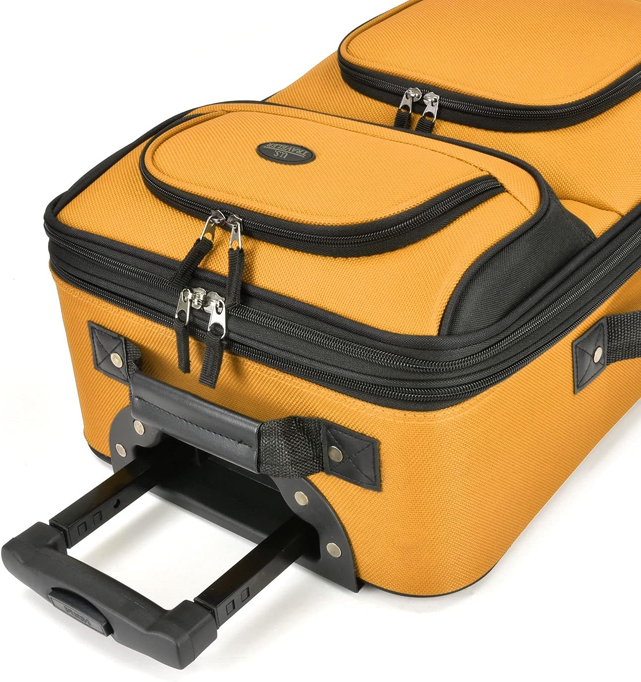 Carry-On Suitcase, Orange, Set - Image 6